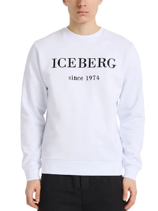 SWEATSHIRT FELPA MEN'S SWEATSHIRT ICEBERG WHITE