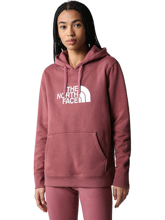 The North Face Μακρύ Γυναικείο Φούτερ Μπορντό