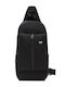 Men's Black Sling Bag