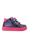 Kids Sneakers High with Scratch Blue