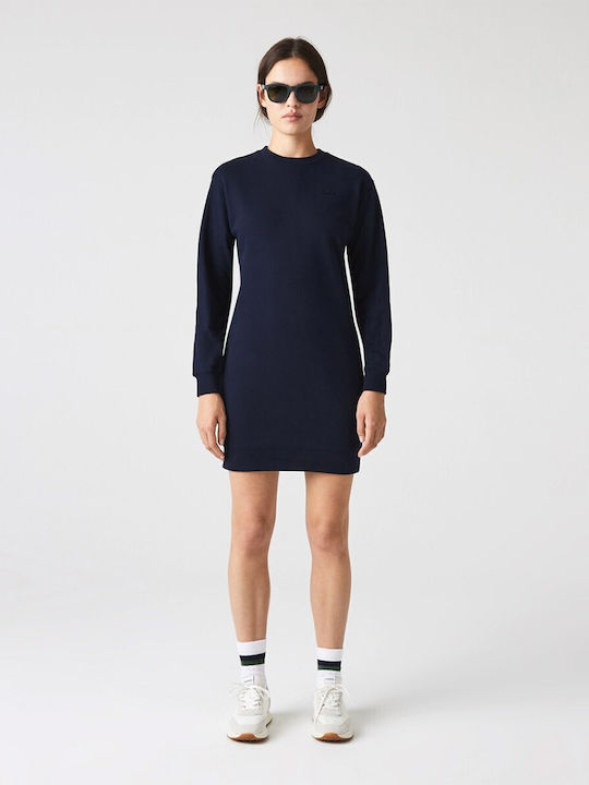 Lacoste Mini All Day Φόρεμα Βαμβακερό Navy Μπλε