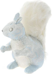 Iliadis Christmas Squirrel Figure Light Blue 34x29x18cm