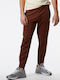 New Balance Men's Sweatpants with Rubber Burgundy