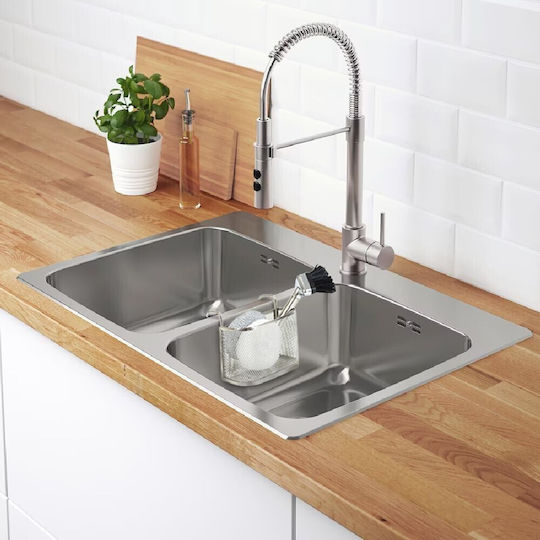 Confortime Θήκη για σφουγγάρι από Μέταλλο Ασημί 13.5x10x12.5cm Confortime Θήκη για σφουγγάρι από Μέταλλο Ασημί 13.5x10x12.5cm