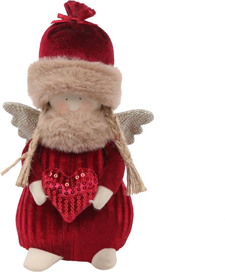 InTheBox Weihnachtliche Stoff Figur Cherub Rot Höhe 12cm 6Stück Spectrum Girl 4