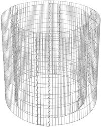 Songmics Gabin-Box für Gartenzaun aus Stahl 90x70x80cm 1Stück