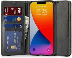 Tech-Protect Synthetic Leather Wallet Black (iPhone 14 Plus)