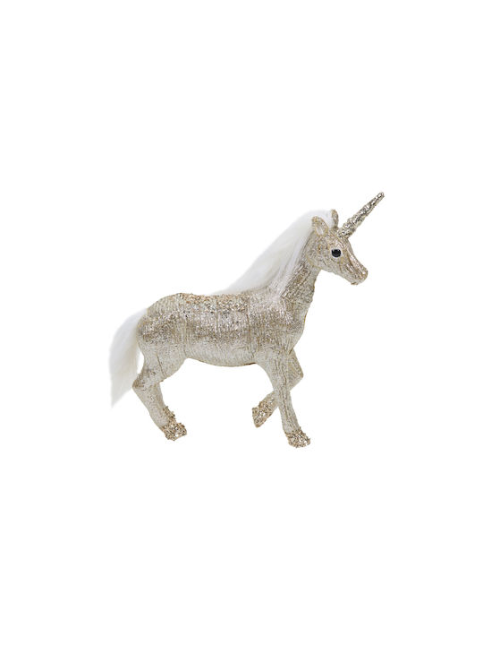 Висяща Украса Unicorn Gold-White 7.5x7.5бр Еднорог