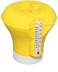 Bestway Pool Thermometer Floating Chemical Dispenser Yellow Chemistry Dispenser