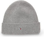 Tommy Hilfiger Beanie Beanie Knitted in Gray color