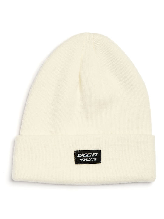 Basehit Ανδρικός Beanie Σκούφος σε Λευκό χρώμα