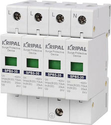 Kripal 4-Poles Panel Lightning Protection 25kA Kripal 4-Poles Panel Lightning Protection 25kA