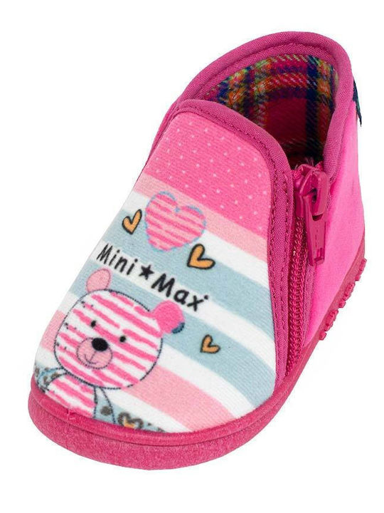 Mini Max Anatomic Kids Slipper Ankle Boot Pink G-Panda