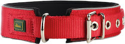 Hunter Neoprene Reflect Dog Collar In Red Colour 54 - 61cm