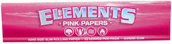 Elements Pink Χαρτάκια Slim King Size 32 φύλλα Elements Pink Χαρτάκια Slim King Size 32 φύλλα
