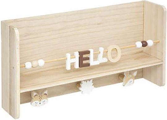 Kids Wall Mount Shelf 45.5x10x25cm
