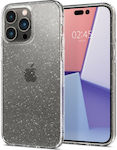 Spigen Liquid Crystal Glitter Umschlag Rückseite Silikon Transparent (iPhone 14 Pro) ACS04954