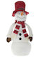 Iliadis Weihnachtliche Figur SNowman Weiß Länge 40cm