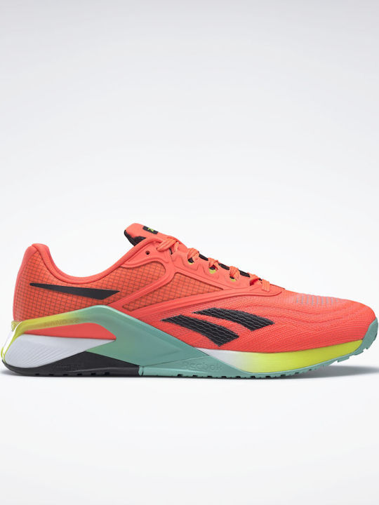 Reebok Nano X2 Ανδρικά Αθλητικά Παπούτσια για Προπόνηση & Γυμναστήριο Orange Flare / Core Black / Acid Yellow