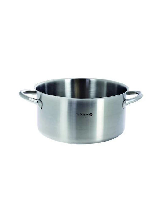 De Buyer Deep Stainless Steel Pot 3.1lt / 20cm