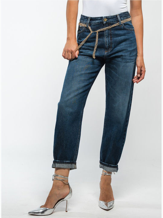 Leila Damenjeans in Karotten-Passform