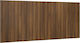 vidaXL Wooden Bed Headboard Brown Oak 200x80cm