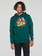 Sweatshirt mit Kapuze Grün