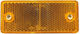 Proplast Αντανακλαστικό Αυτοκόλλητο & Βιδωτό 90mm x 40mm Πορτοκαλί 1τμχ