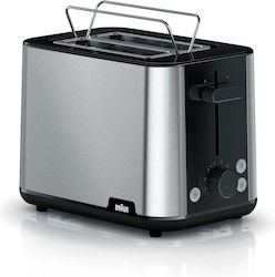 Braun HT 1510 BK Φρυγανιέρα 2 Θέσεων 900W Μαύρη
