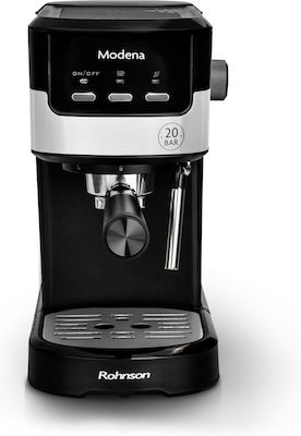 Rohnson Mașină de cafea espresso 1100W Presiune 20bar Negru