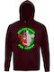 Hoodie Unisex, Organic " Five Nights at Freddy's, Are you Ready for Freddy ", Burgundy