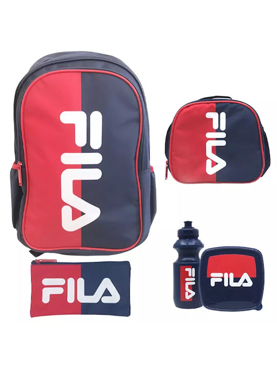 Fila Acwtpack-Nvyred Σχολική Τσάντα Πλάτης Δημοτικού Πολύχρωμη