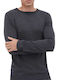 Πουλόβερ Μακρυμάνικο Dark Grey Melange