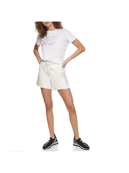 DKNY Женско Спортно Къси панталони White
