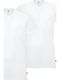 Men's Short Sleeve Undershirts White 2Pack
