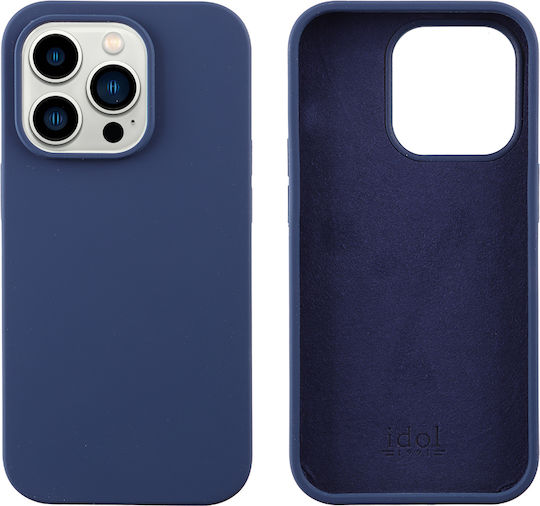 Idol 1991 Velvet Elite Back Cover Σιλικόνης Μπλε (iPhone 14 Pro)