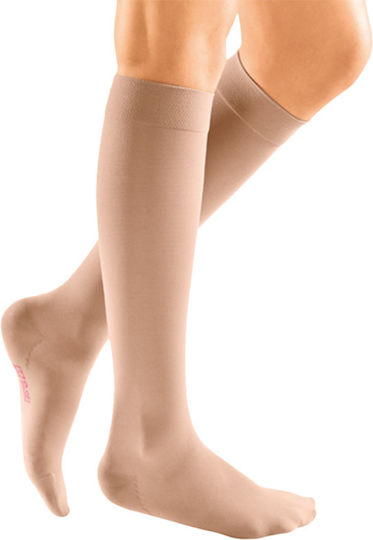 Medi Mediven Elegance Short Socks Calf High Graduated Compression 18-21 mmHg Beige