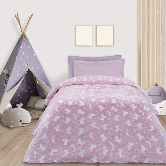 Das Home Decke Vlies Rosa 160x220cm