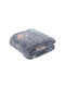 Das Home Κουβέρτα Fleece Φωσφορίζουσα Μπλε 160x220εκ.