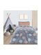 Das Home Κουβέρτα Fleece Φωσφορίζουσα Μπλε 160x220εκ.