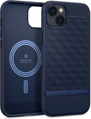 Caseology Parallax Mag Plastic Back Cover Midnight Blue (iPhone 14 Plus)