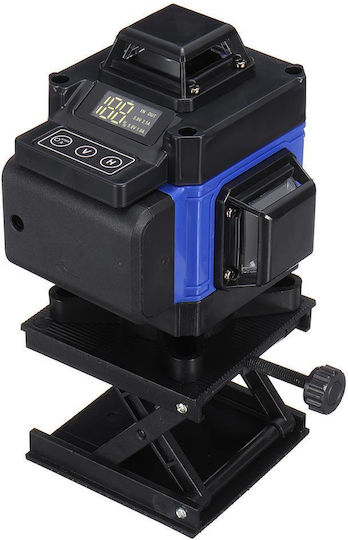 FASGet 4D Γραμμικό Αλφάδι Laser Πράσινης Δέσμης 3.6V με Εύρος Εργασίας 30m