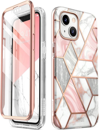 Supcase i-Blason Cosmo 360 Full Cover Πλαστικό 2mm Marble Pink (iPhone 14 Plus)