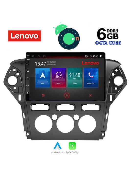 Lenovo Ηχοσύστημα Αυτοκινήτου για Ford Mondeo 2011 - 2013 με A/C (Bluetooth/USB/WiFi/GPS) με Οθόνη Αφής 10" 10163_CPA