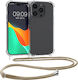 KWmobile Back Cover Σιλικόνης με Λουράκι Διάφαν...