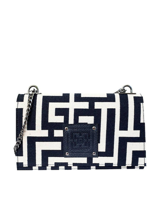 Midneto Delos Leather Women's Bag Crossbody Bla...