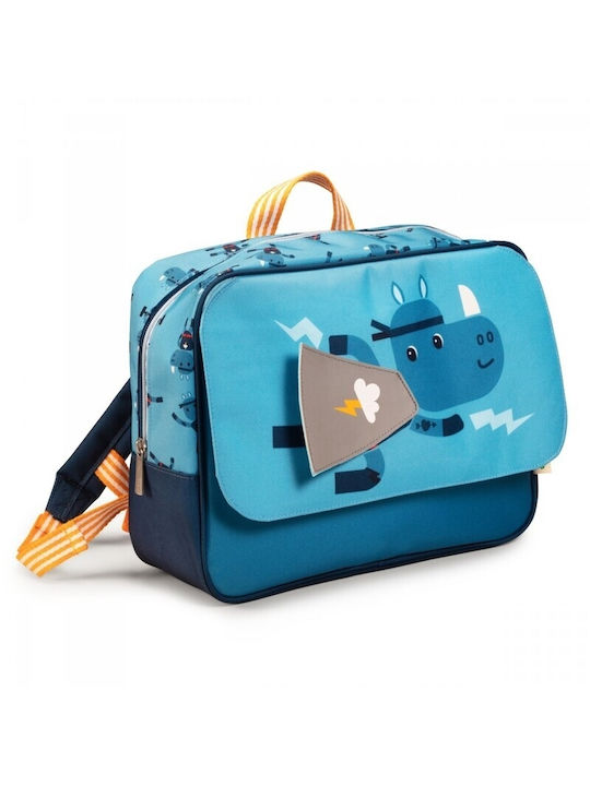 Lilliputiens Super Marius School Bag Backpack Kindergarten in Light Blue color