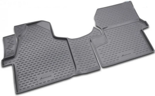 Novline Front Mats 2pcs Tray Type for Volkswagen Crafter 2006-2016 Black
