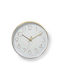 Nedis Ρολόι Τοίχου Πλαστικό Gold / White 30cm