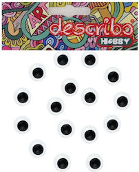 Describo Craft Eyes 80pcs in Black Color